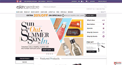 Desktop Screenshot of eskincarestore.com